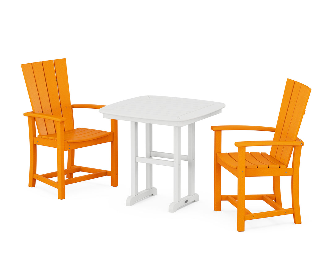POLYWOOD® Quattro 3-Piece Dining Set