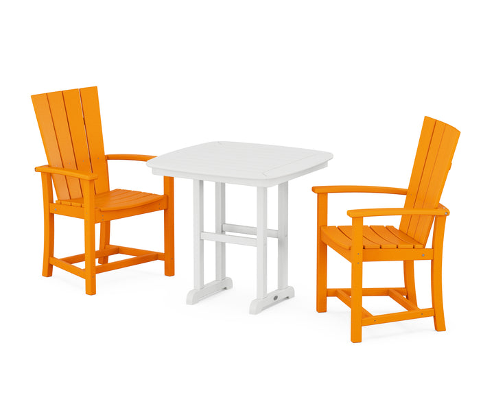 POLYWOOD® Quattro 3-Piece Dining Set
