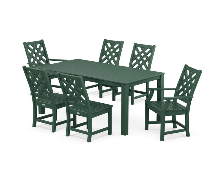 Country Living Wovendale 7-Piece Parsons Dining Set