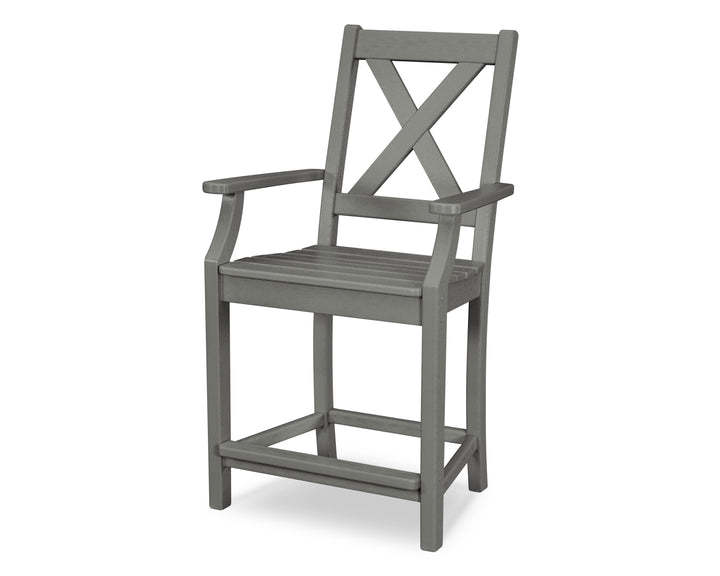 POLYWOOD® Braxton Counter Arm Chair