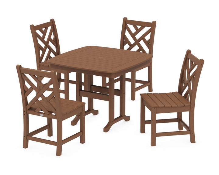 POLYWOOD® Chippendale 5-Piece Side Chair Dining Set