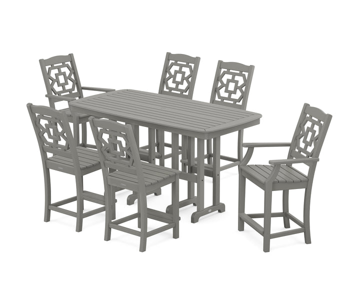 Martha Stewart by POLYWOOD® Chinoiserie 7-Piece Counter Set