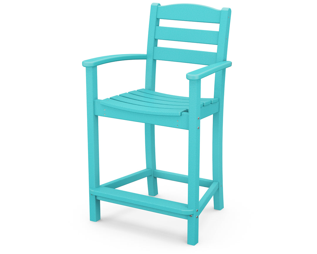 POLYWOOD® La Casa Café Counter Arm Chair