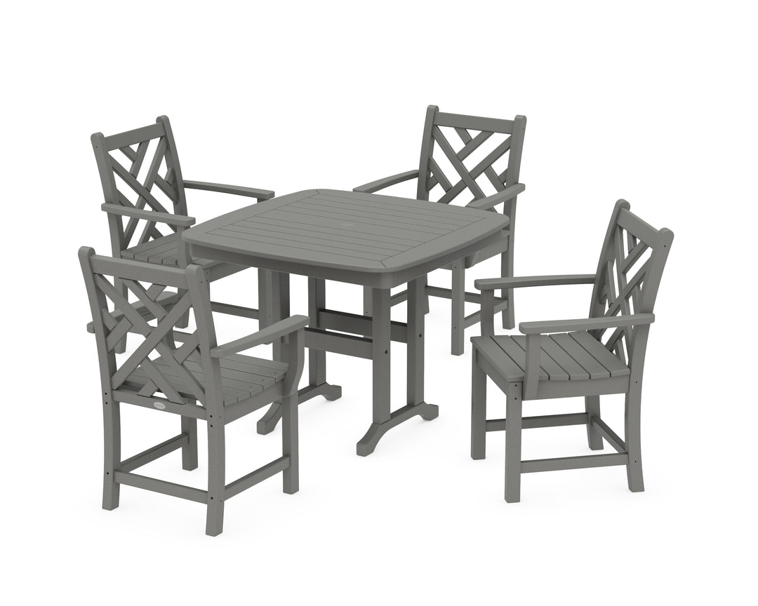 POLYWOOD® Chippendale 5-Piece Dining Set