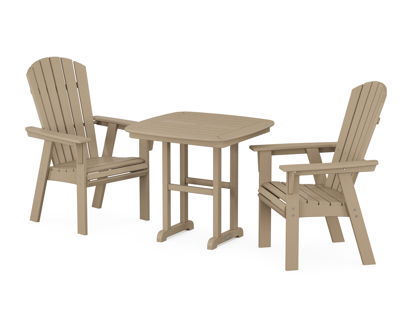 Nautical Adirondack 3-Piece Dining Set