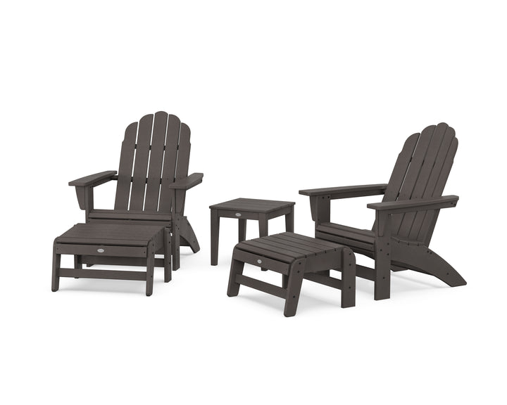 POLYWOOD® 5-Piece Vineyard Grand Adirondack Set