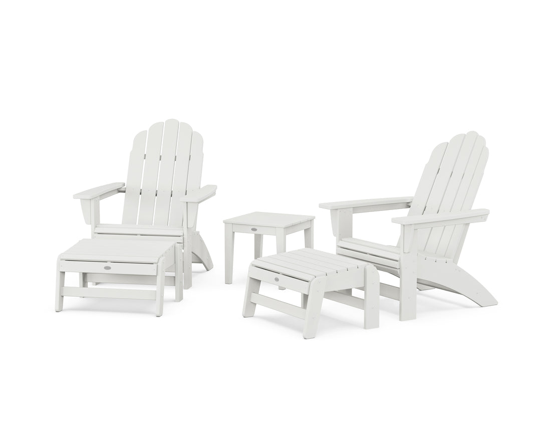 POLYWOOD® 5-Piece Vineyard Grand Adirondack Set