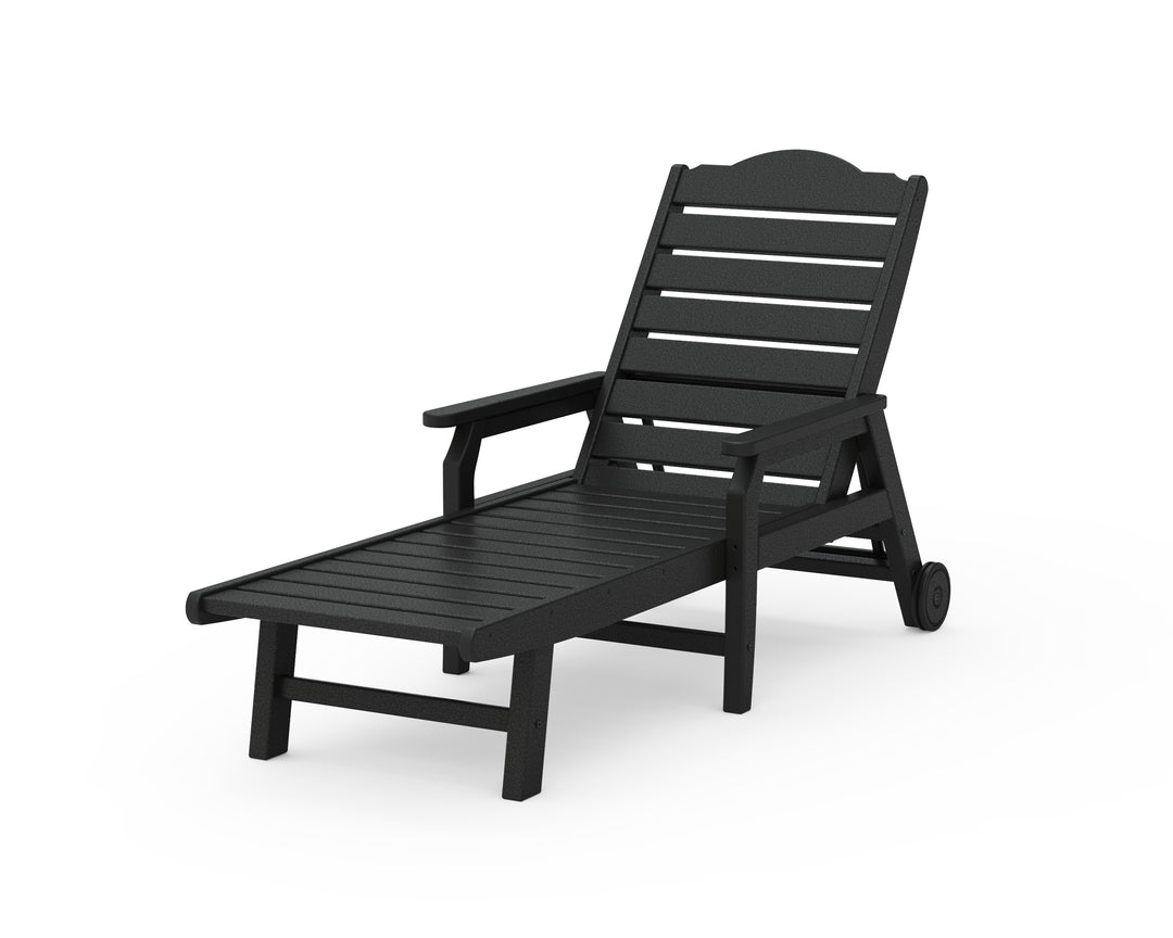 Draper James™ by  POLYWOOD® Savannah Chaise with Arms and Wheels