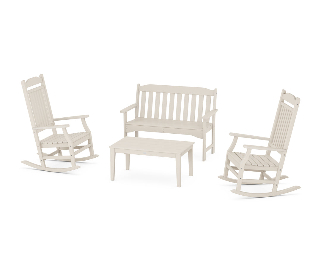 Country Living Cottage Rocking Chair 4-Piece Porch Set