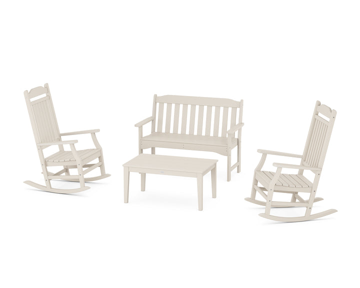Country Living Cottage Rocking Chair 4-Piece Porch Set