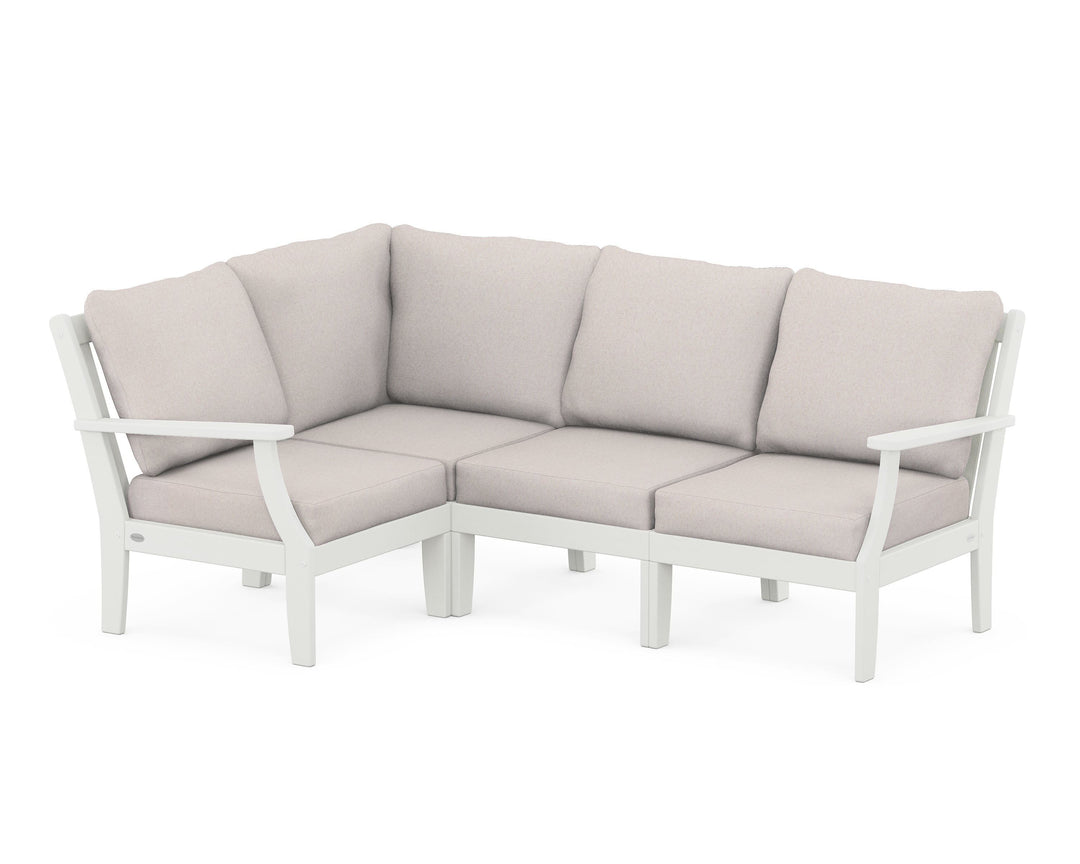 POLYWOOD® Braxton Modular 4-Piece Deep Seating Set