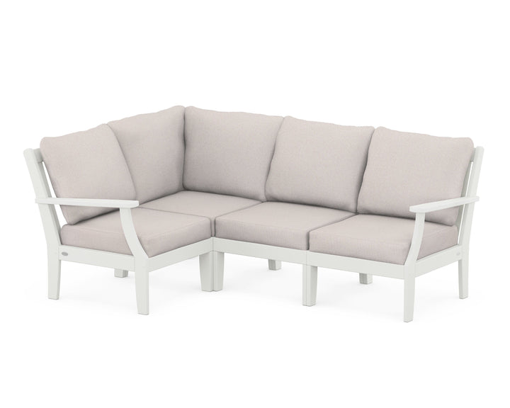 POLYWOOD® Braxton Modular 4-Piece Deep Seating Set