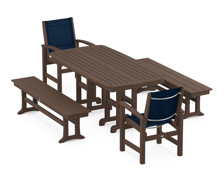 POLYWOOD® Coastal 5-Piece Dining Set