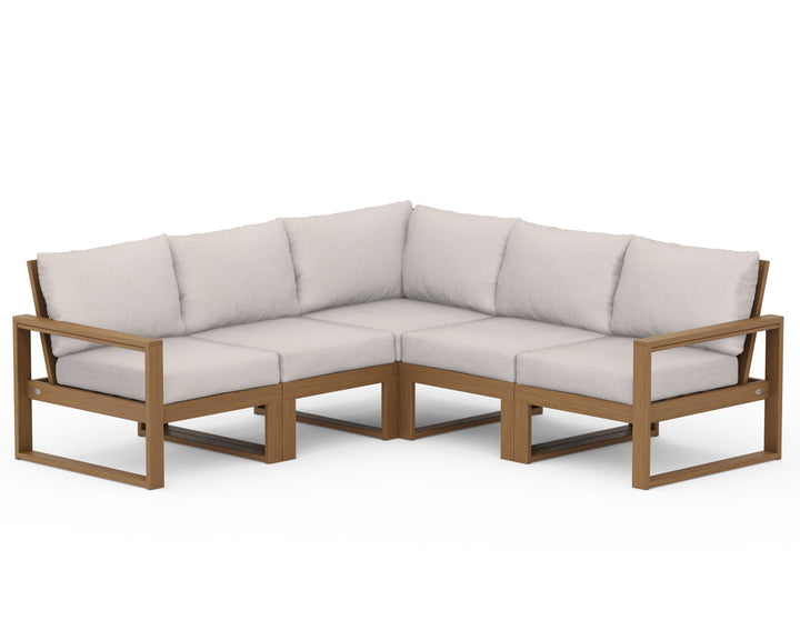 POLYWOOD® EDGE 5-Piece Modular Deep Seating Set
