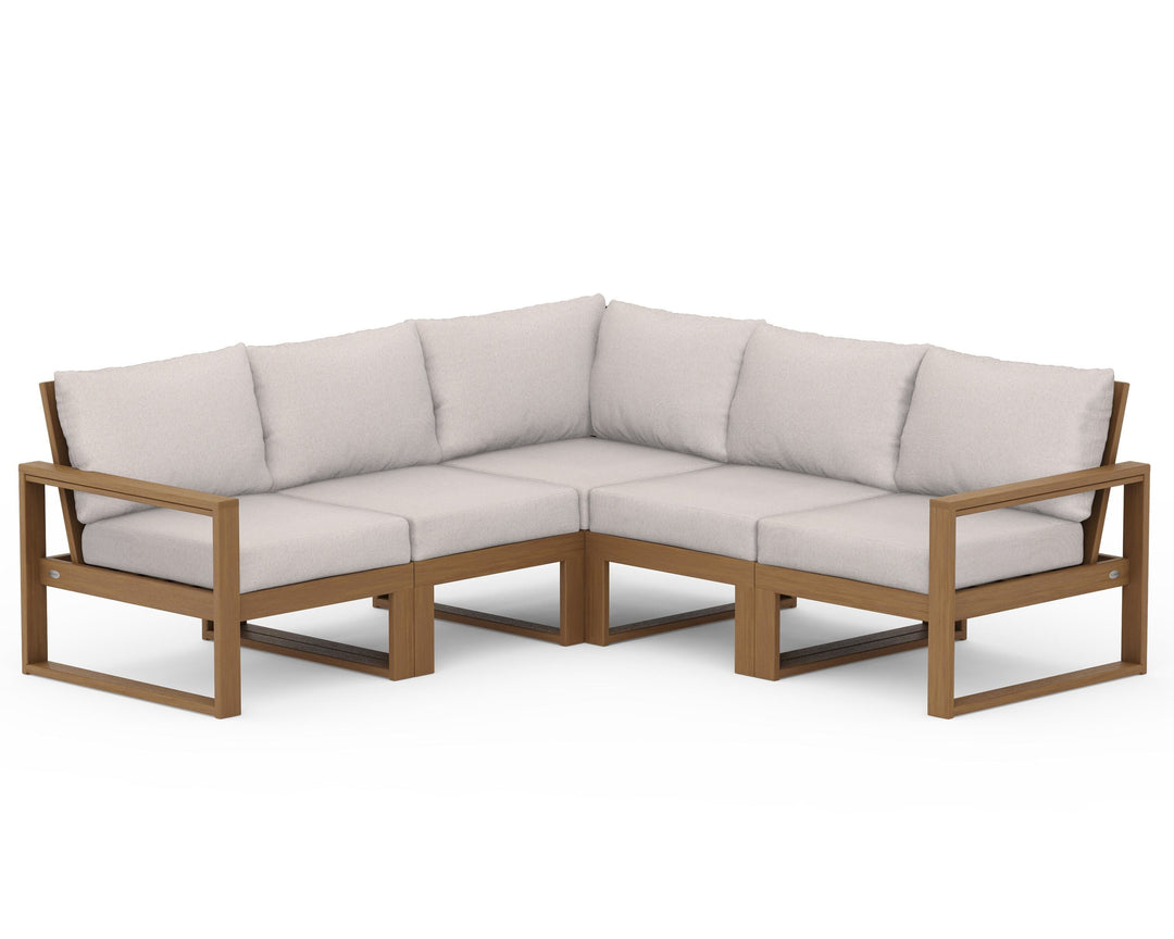 POLYWOOD® EDGE 5-Piece Modular Deep Seating Set