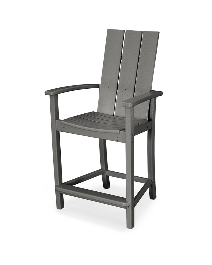 POLYWOOD® Modern Adirondack Counter Chair
