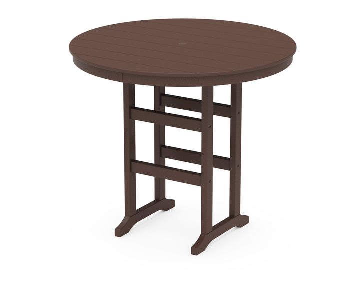 POLYWOOD® 48" Round Farmhouse Bar Table
