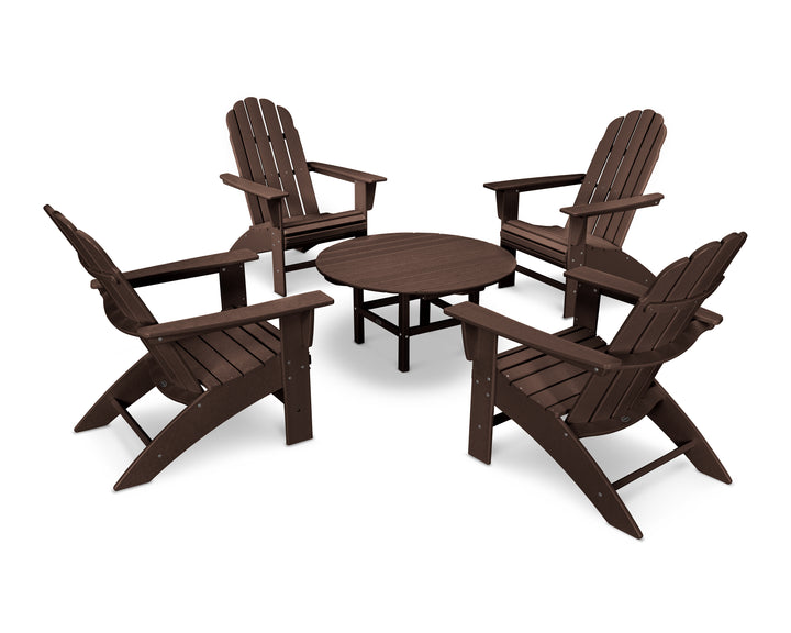 POLYWOOD® Vineyard 5-Piece Oversized Adirondack Set