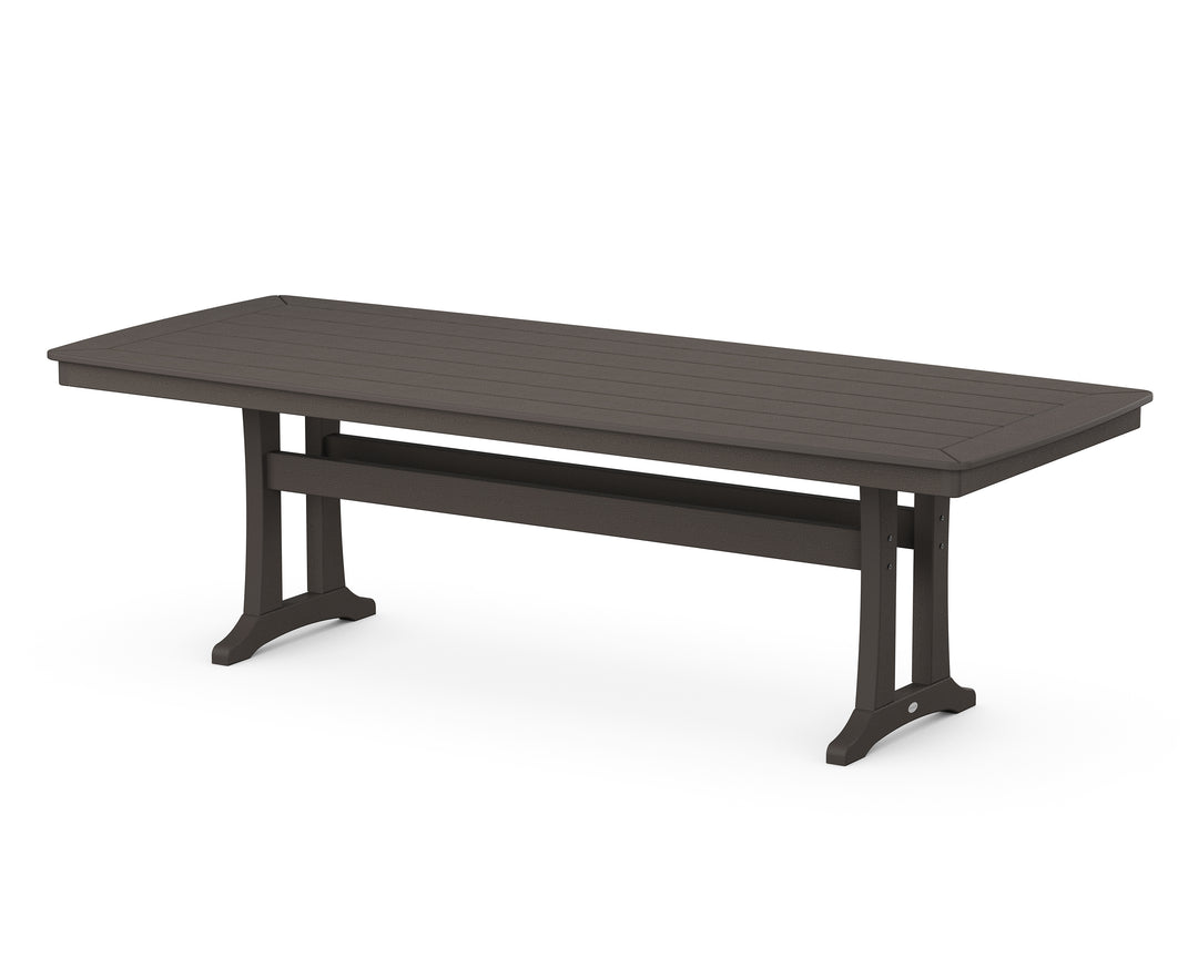 POLYWOOD® Nautical Trestle 39" x 97" Dining Table
