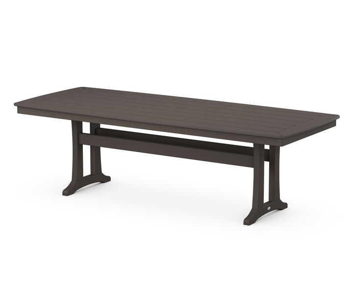 POLYWOOD® Nautical Trestle 39" x 97" Dining Table
