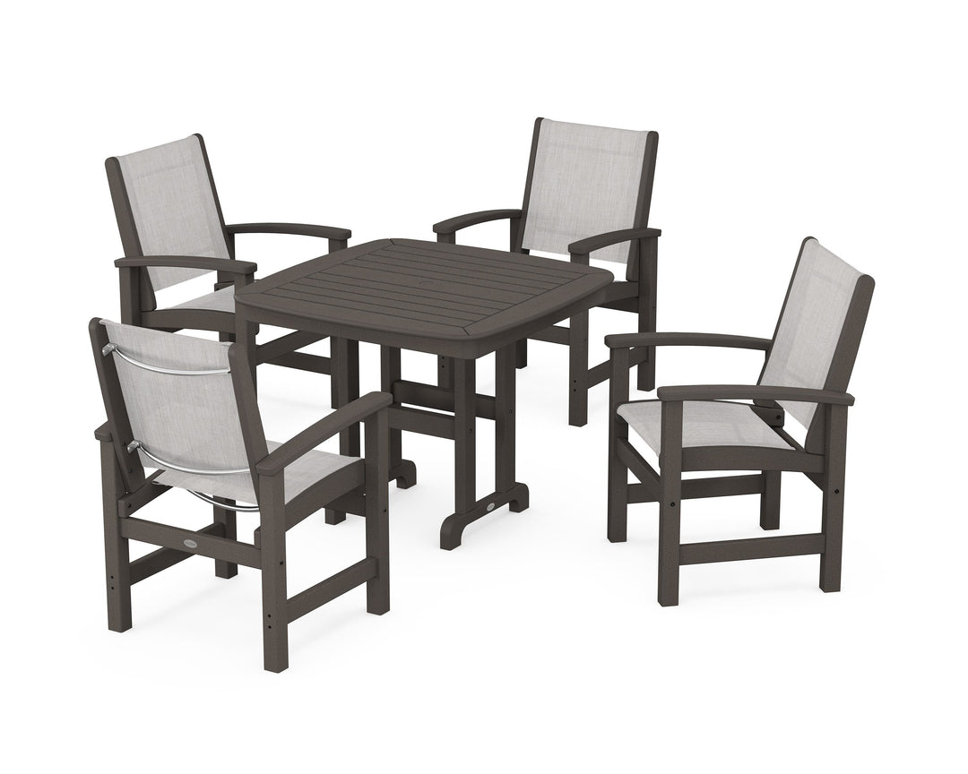 POLYWOOD® Coastal 5-Piece Dining Set