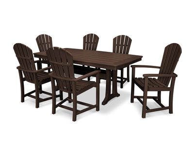 Palm Coast 7-Piece Dining Set with Trestle Legs