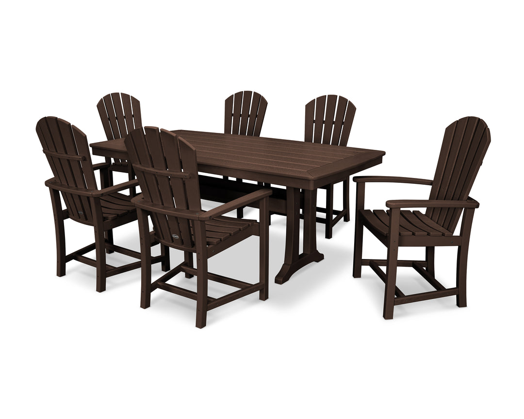POLYWOOD® Palm Coast 7-Piece Dining Set with Trestle Legs
