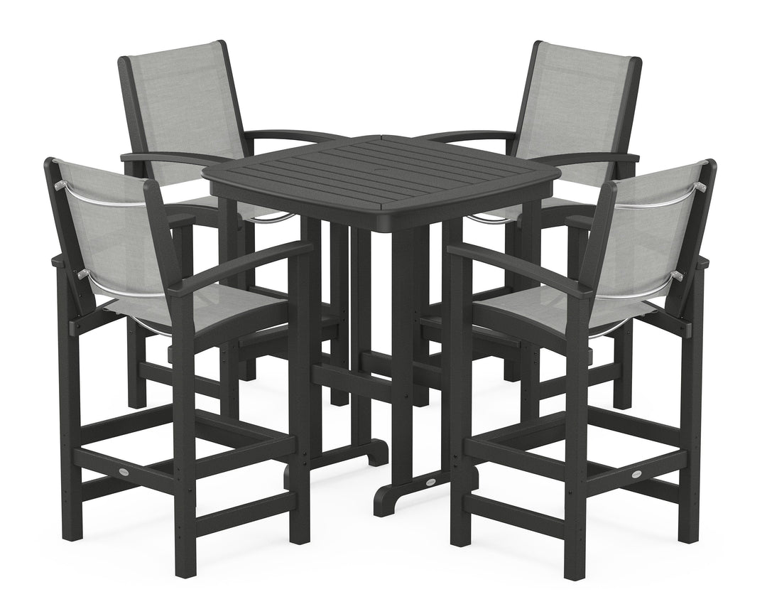 POLYWOOD® Coastal 5-Piece Bar Set