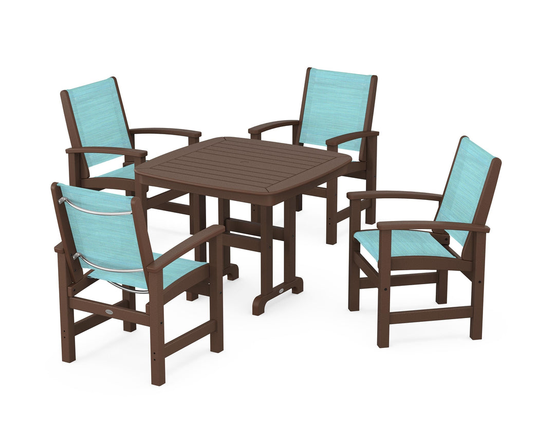 POLYWOOD® Coastal 5-Piece Dining Set