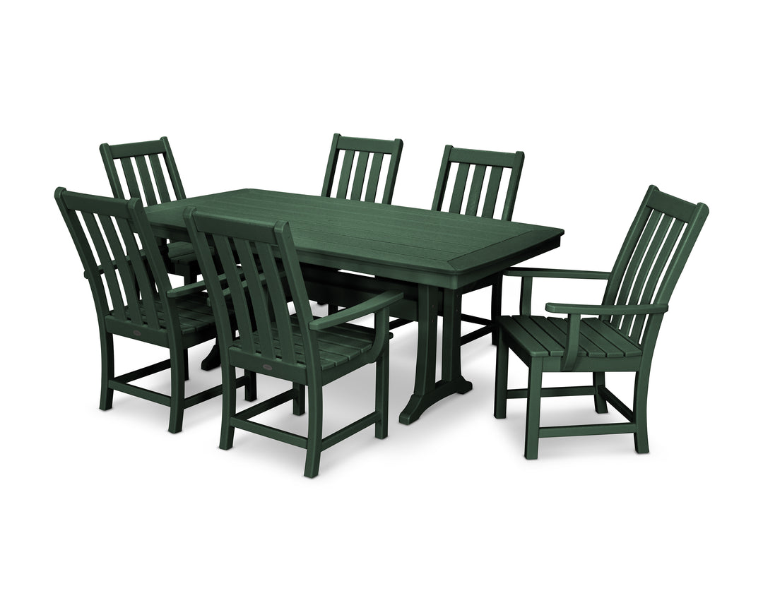 POLYWOOD® Vineyard 7-Piece Arm Chair Dining Set