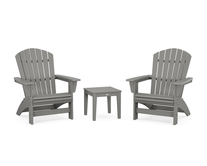 POLYWOOD® 3-Piece Nautical Grand Adirondack Set