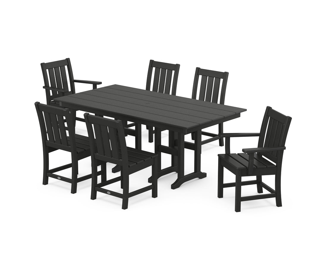 POLYWOOD® Oxford 7-Piece Farmhouse Dining Set