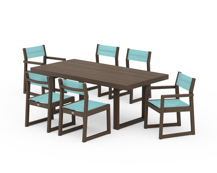 POLYWOOD® EDGE Sling 7-Piece Dining Set
