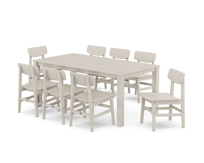 Modern Studio Urban Chair 9-Piece Parsons Dining Set