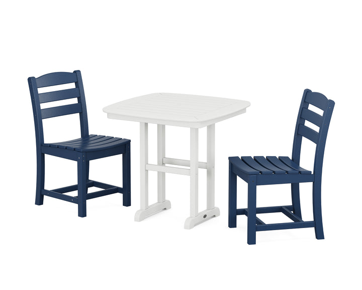 POLYWOOD® La Casa Café Side Chair 3-Piece Dining Set