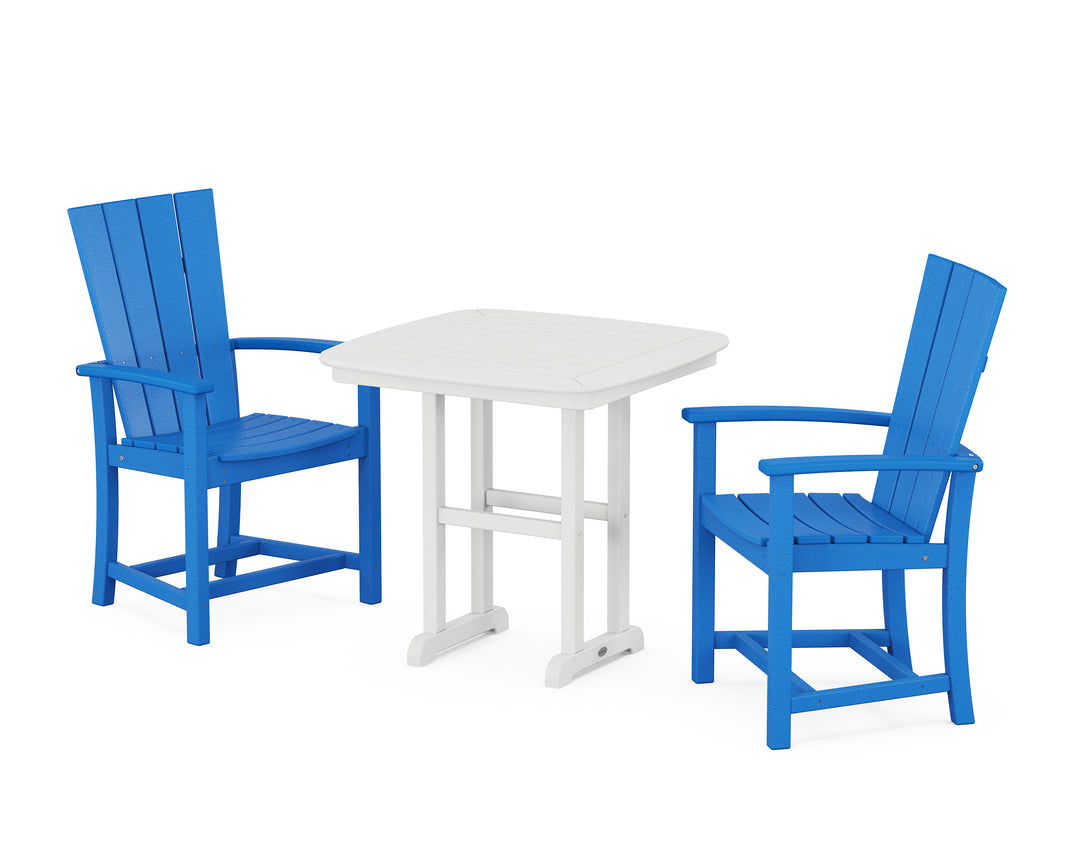 POLYWOOD® Quattro 3-Piece Dining Set