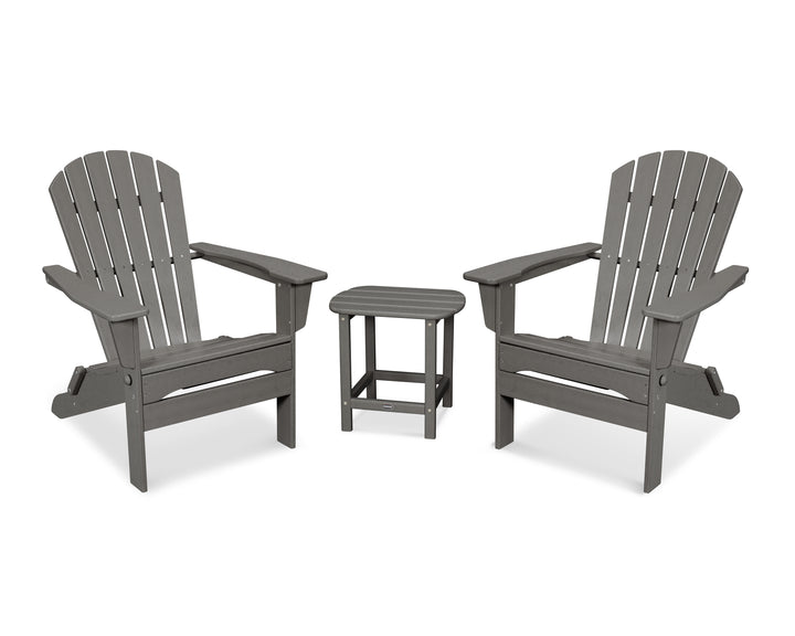 POLYWOOD® South Beach 3-Piece Folding Adirondack Set