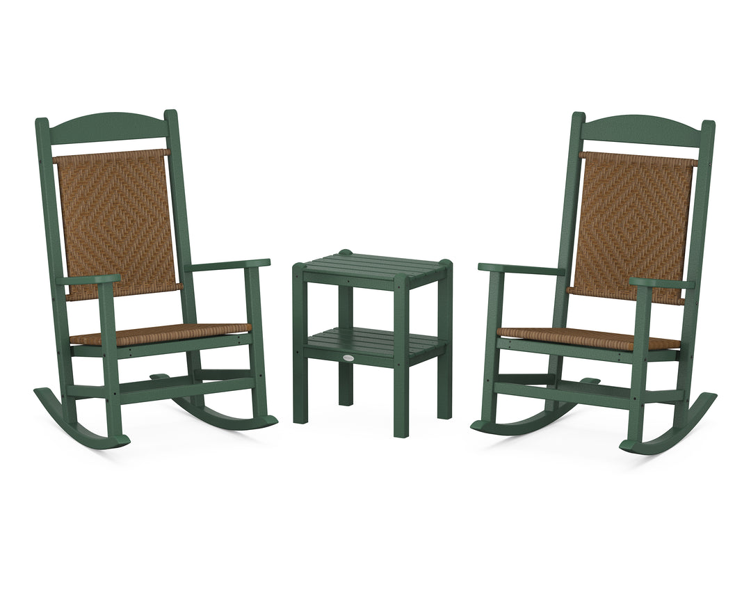 POLYWOOD® Presidential Woven Rocker 3-Piece Set
