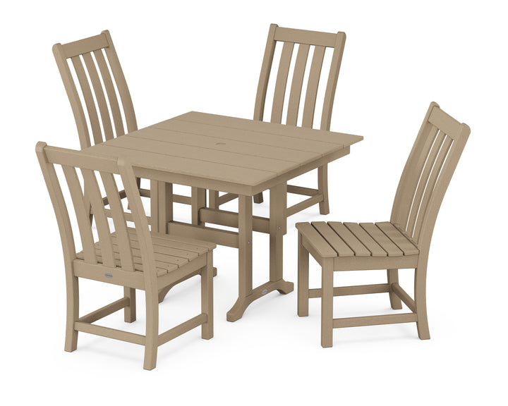 POLYWOOD® Vineyard Side Chair 5-Piece Farmhouse Dining Set
