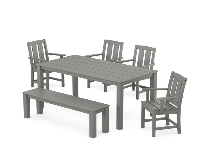 POLYWOOD® Mission 6-Piece Parsons Dining Set with Bench