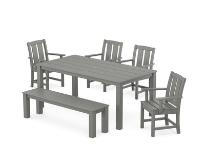 Mission 6-Piece Parsons Dining Set with Bench