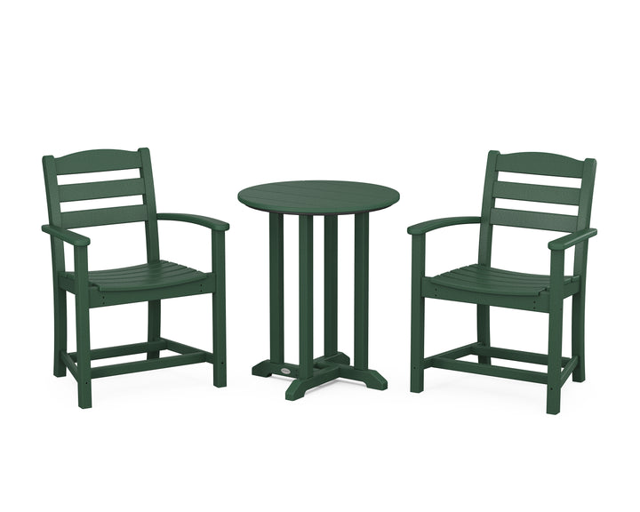 POLYWOOD® La Casa Café 3-Piece Round Bistro Dining Set