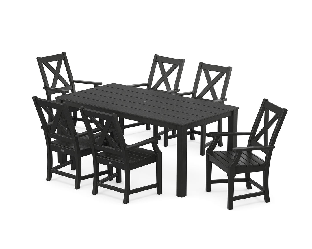 POLYWOOD® Braxton Arm Chair 7-Piece Parsons Dining Set
