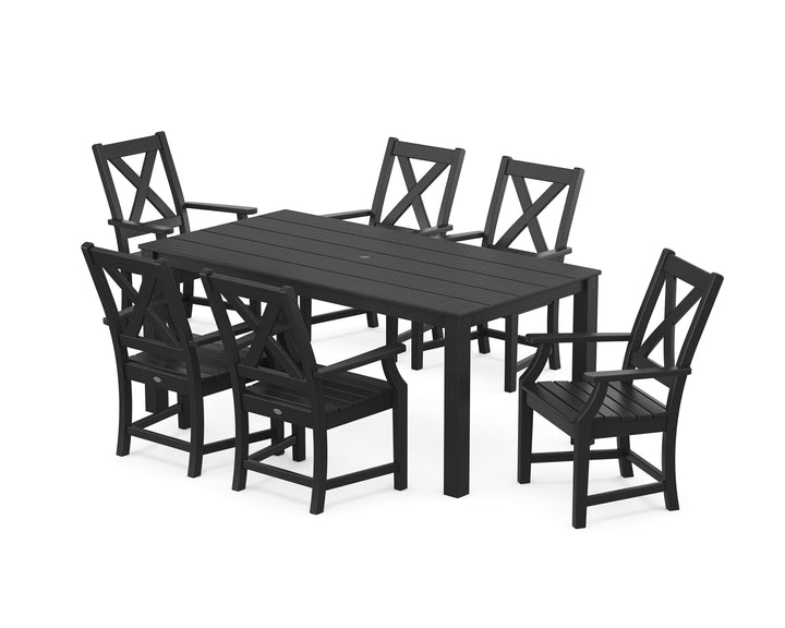 POLYWOOD® Braxton Arm Chair 7-Piece Parsons Dining Set