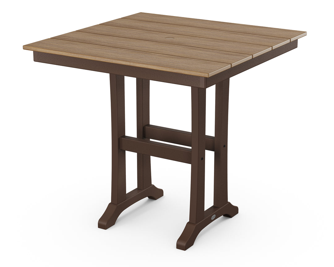 POLYWOOD® Farmhouse Trestle 37" Counter Table