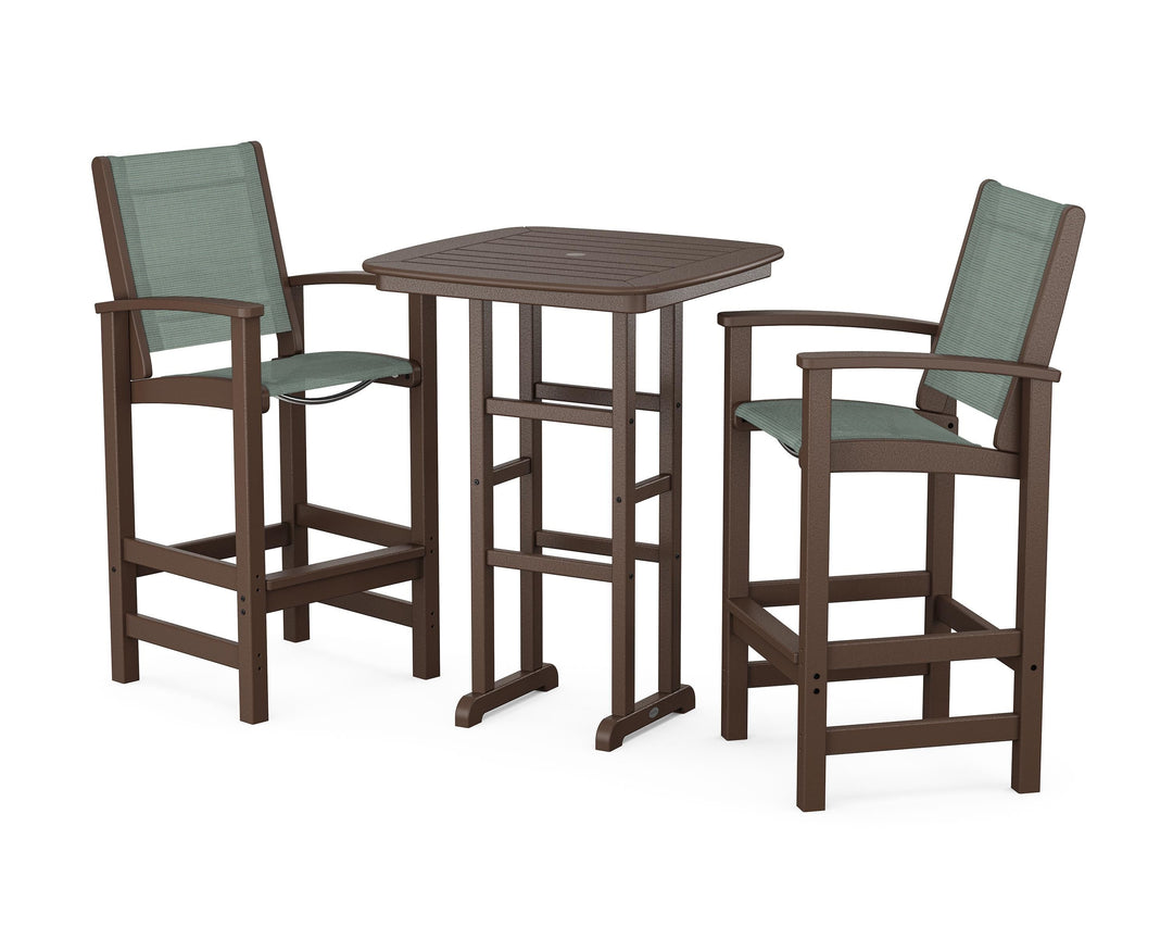 POLYWOOD® Coastal 3-Piece Bar Set
