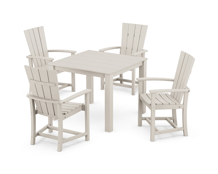 POLYWOOD® Quattro 5-Piece Parsons Dining Set
