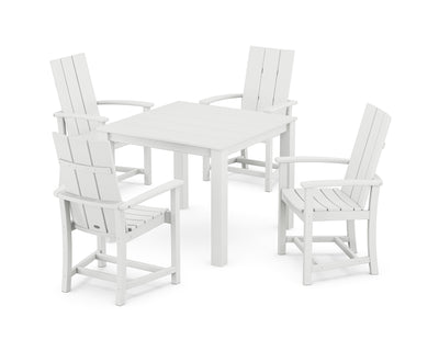 Modern Adirondack 5-Piece Parsons Dining Set