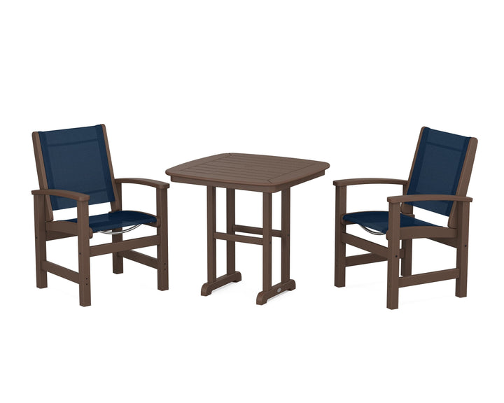 POLYWOOD® Coastal 3-Piece Dining Set
