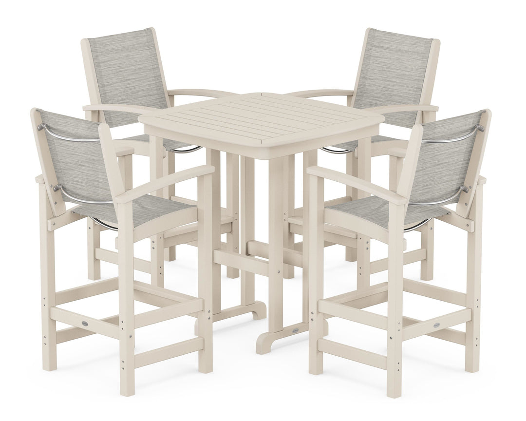 POLYWOOD® Coastal 5-Piece Bar Set